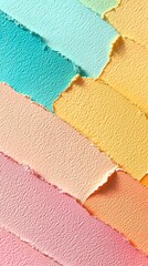 Abstract Paint Texture with Pastel Brushstrokes