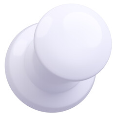 3D背景素材_画鋲_白