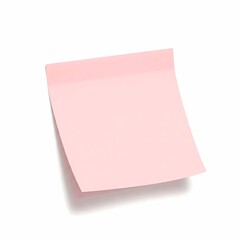 Creative Pink Sticky Note Illustration