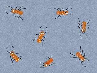 set of insects