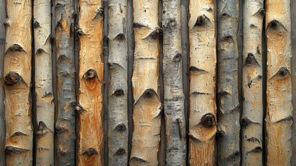 Obraz premium Textured bark background: closeup of colorful tree trunks for natural design inspiration