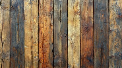 Rustic wooden plank wall with vintage texture and natural grain patterns