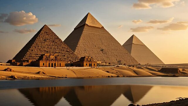 Explore the great pyramids of giza egypt travel destination ancient wonders of the world video