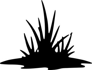 "Grass Silhouette Vector Set &ndash; Lawn and Turf Shapes Collection"