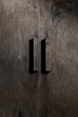 Rustic old wooden surface, vintage wooden background
