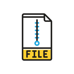 Multi color icon for file