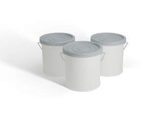 Paint Bucket Mockup for Versatile Branding