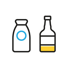 Multi color icon for or 