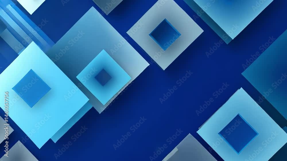 Poster vibrant abstract background with layered geometric shapes in blue modern dynamic design featuring te