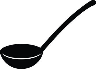 ladle silhouette vector illustration