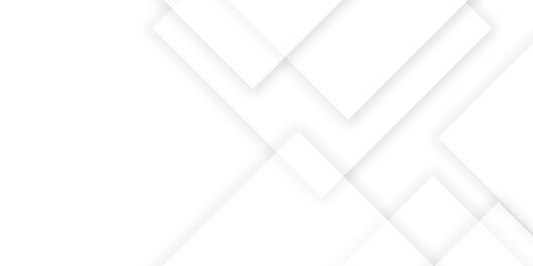 Fototapeta premium Abstract background seamless with lines and technology square triangle geometric texture background. White geometric minimal and rectangle shape banner design. Modern background used about technology.