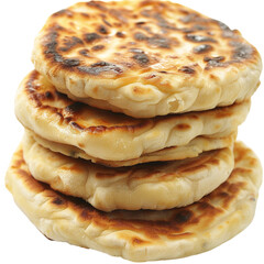 Tasty Pita Isolated on Transparent Background