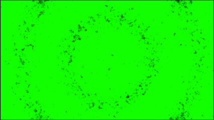 Abstract Green Background with Dark Specks