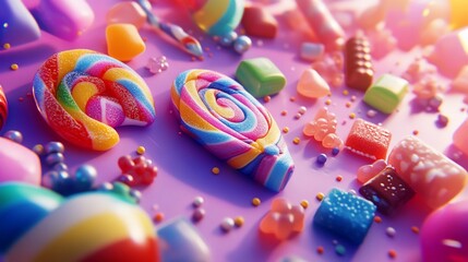 party streamers and confetti