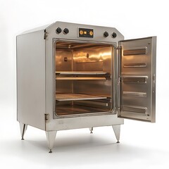 Stainless Steel Drying Oven with Open Door.