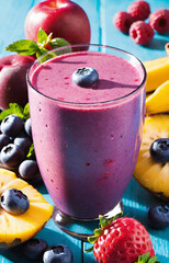 fresh fruit smoothie