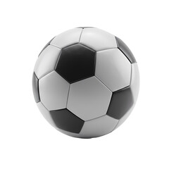 Classic Black and White Soccer Ball HighResolution Image isolated on Transparent Background