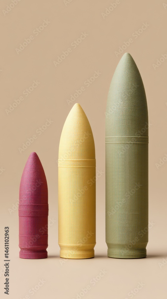 Poster minimalist defense engineering visualization precision warhead gradient showcasing strategic scale, 