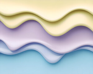 Obraz premium Abstract Pastel Wave Background Design for Branding