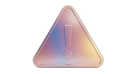 Isolated Warning Symbol