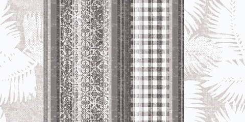 fabric weave linen abstract shapes seamless patterns geometric trendy retro style. fabric weave linen abstract stripes seamless patterns geo