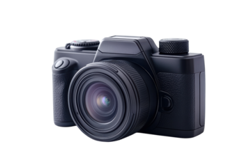 Black digital camera lens