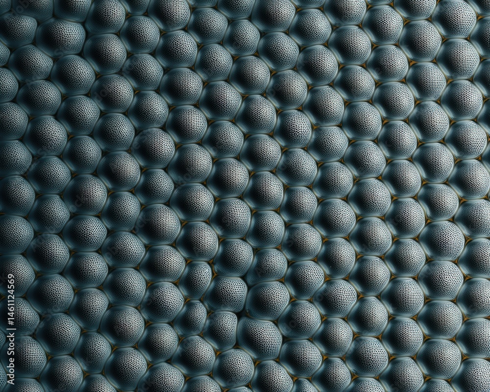 Poster Minimalist UX Design Visualization Precision-Engineered Notification Geometry in Soft Cobalt - Digital Interface Innovation for Modern Information Architecture