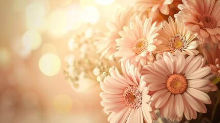 Fototapeta premium Create Heartwarming Memories with Our Mother's Day Card Warm Backgrounds! Elevate your Mother's Day cards from ordinary to extraordinary with these tender and inviting backdrops. Whether you're crafti