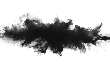 Dark cloud on black background