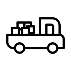 delivery line icon