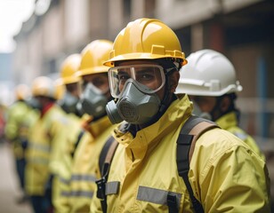 Fototapeta premium Personal protective equipment and workplace safety