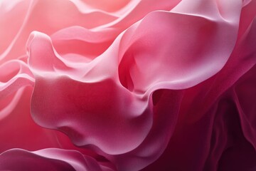 Obraz premium Abstract close-up view of flowing, textured fabric.