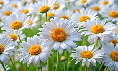 Fototapeta premium White Daisies