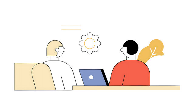 business consultant problem solving or work discussion good listener mentor and support manager concept businessman manager listen to customer feedback or colleague talking and help solve problem