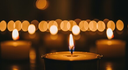 Candlelight Serenity: A Warm Embrace of Tranquility