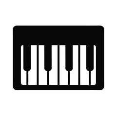 keyboard icon black silhouette