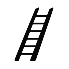 ladder black silhouette