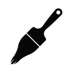 paintbrush wide black silhouette 