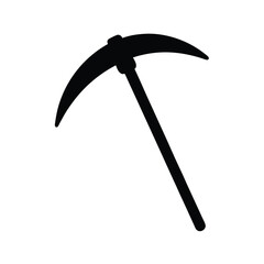 pickaxe black silhouette