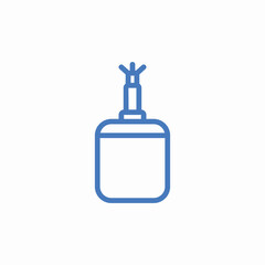 flare signal light icon sign vector