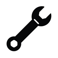 socket wrench black silhouette