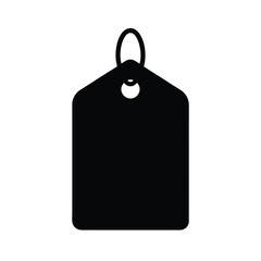 tag label icon black silhouette