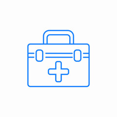 medical kit icon sign vector