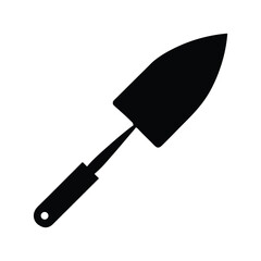 trowel black silhouette