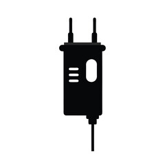 voltage tester black silhouette 