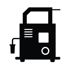 welding machine black silhouette 