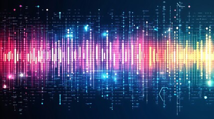 Abstract digital sound wave (1)