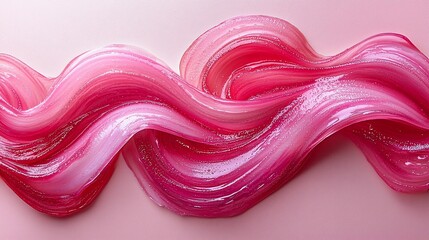 Abstract Swirling Pink Liquid