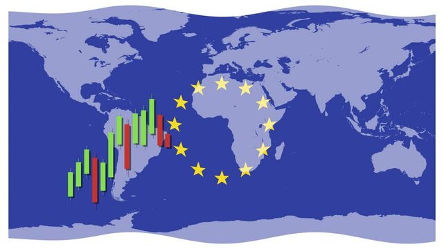 Global Financial Trends with EU Focus Animation - Powered by Adobe