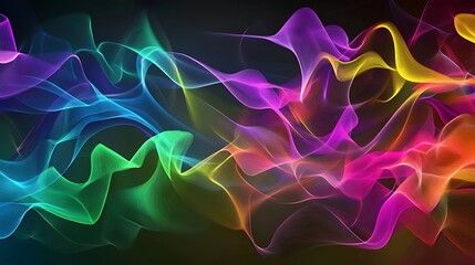 Obraz premium Abstract colorful smoke